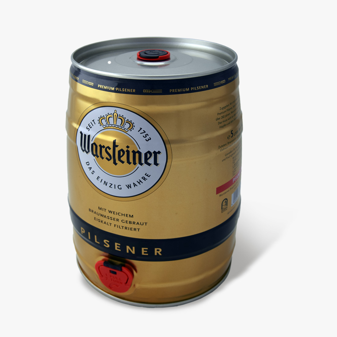 Gratiszugabe: Warsteiner Partyfass