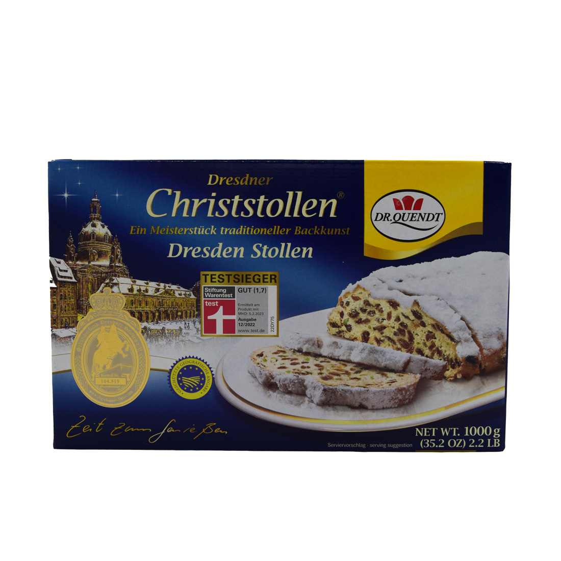 Gratiszugabe: Dresdner Christstollen